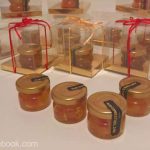 Martisoare unicat dulceata de papaya cu aur comestibil la un targ caritabil de la Spitalul Caracal