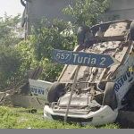 cu masina pe gard la recea