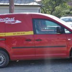 masina Posta jefuita la bals