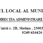 CONSILIUL LOCAL AL MUNICIPIULUI SLATINA